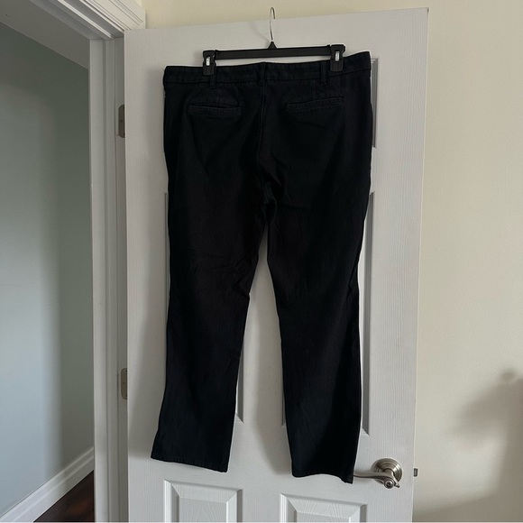 Size 40 Denver Hayes Dark Navy/Grey Heathered Chico Dress Pants - Picture 2 of 4